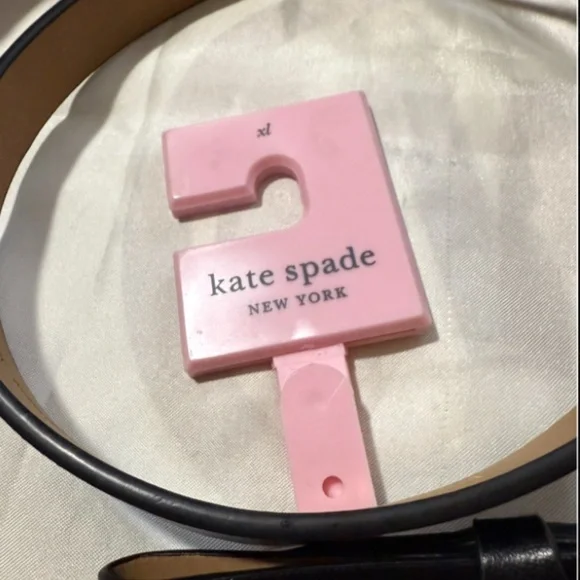 kate ♠️ spade new york Womens Leather Bow Belt - Picture 4 of 8